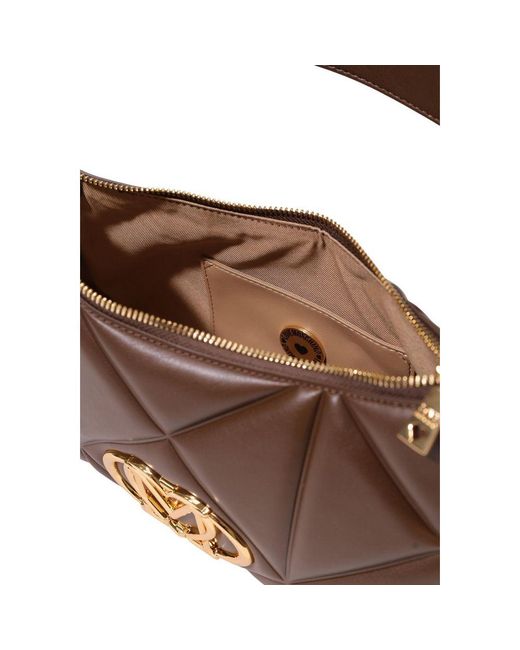 Love Moschino Brown Polyethylene Handbag Bag