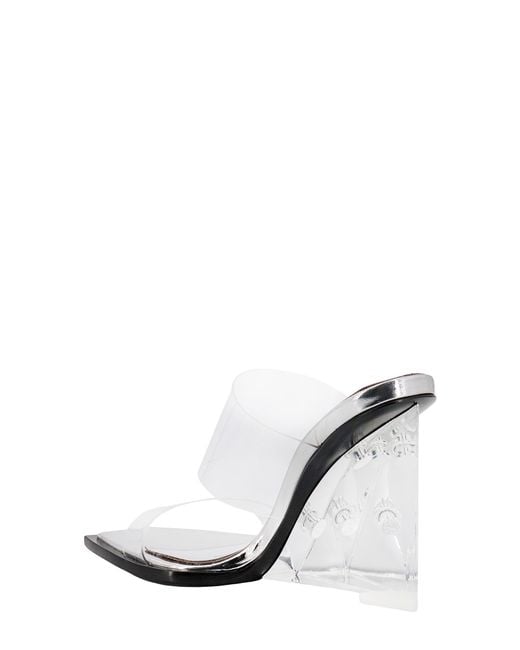 Alexander McQueen White Leather Sandals