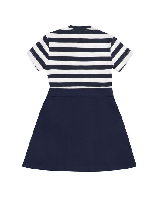 Versace Blue Mini Dress Cotton