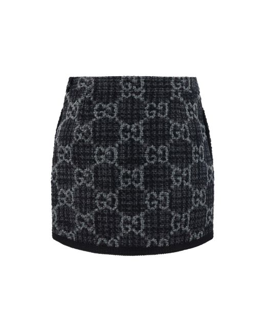 Gucci Black Mini Skirt