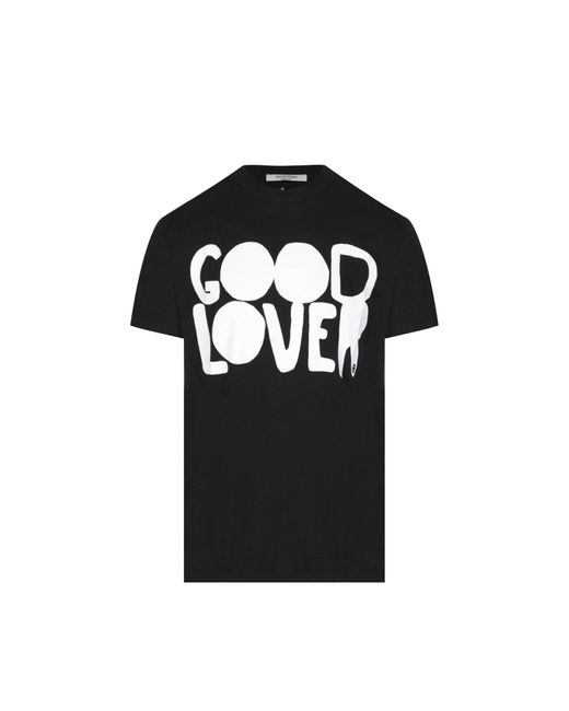 Valentino Good Lover T-shirt in Black for Men | Lyst