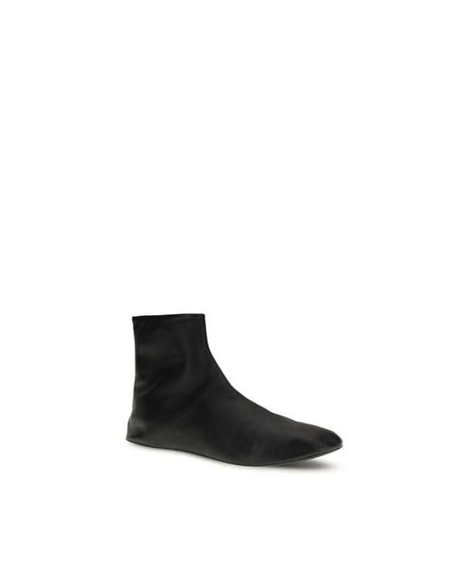 The Row Black Lamb Ovis Aries Aries Ankle Boots