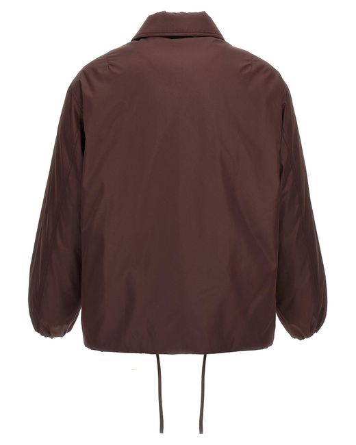 Jil Sander Brown Down Blouson 08' Jacket for men