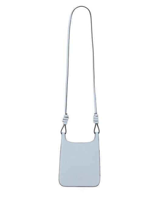 MCM Blue Hobo Bag Himmel Cowhide Shoulder