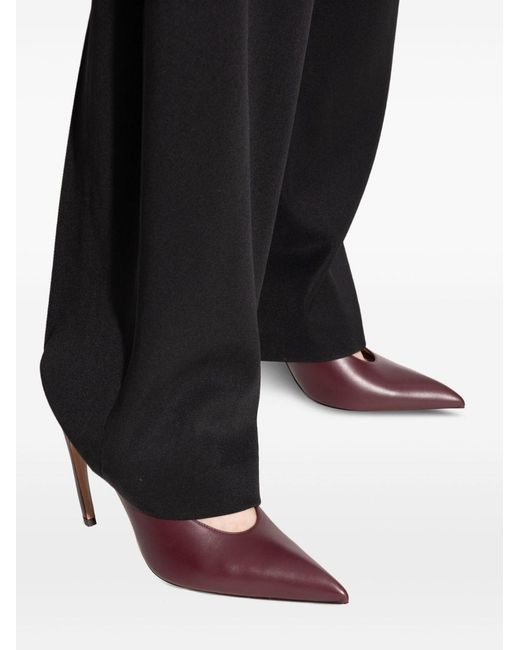 The Attico Brown Pumps Viper Calf Leather