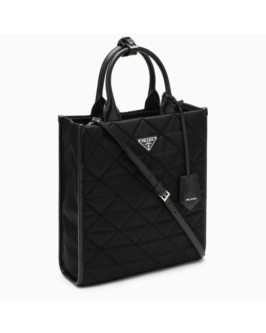 Prada Black Re-Nylon Tote Bag