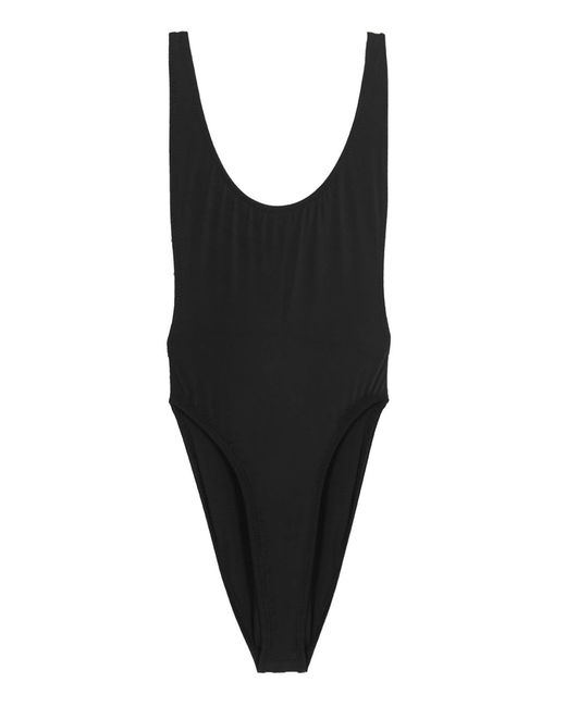 Norma Kamali Synthetic Marissa Swimsuit in Black | Lyst