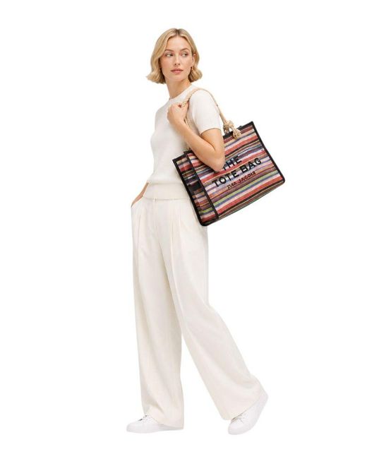 Marc Jacobs White Tote Bag Pvc Tote-Bags