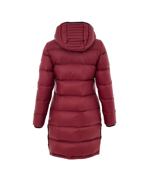 Moose Knuckles Red Cotton Full-Length Jacket