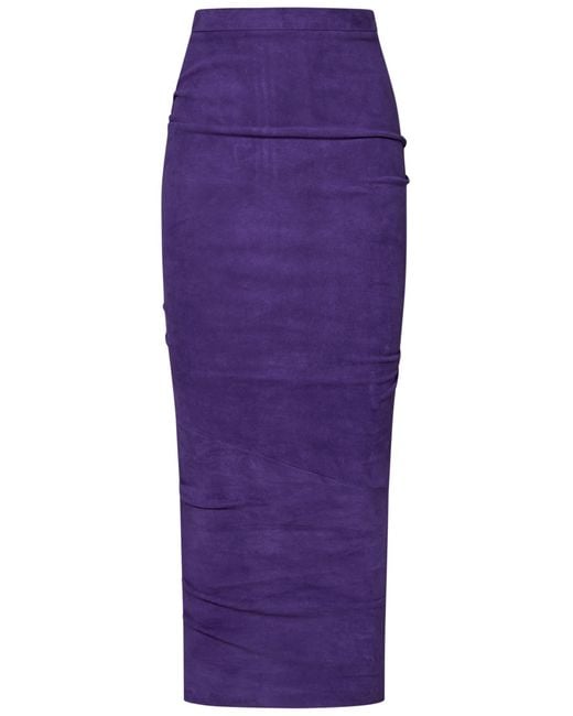 LAQUAN SMITH Purple Skirt