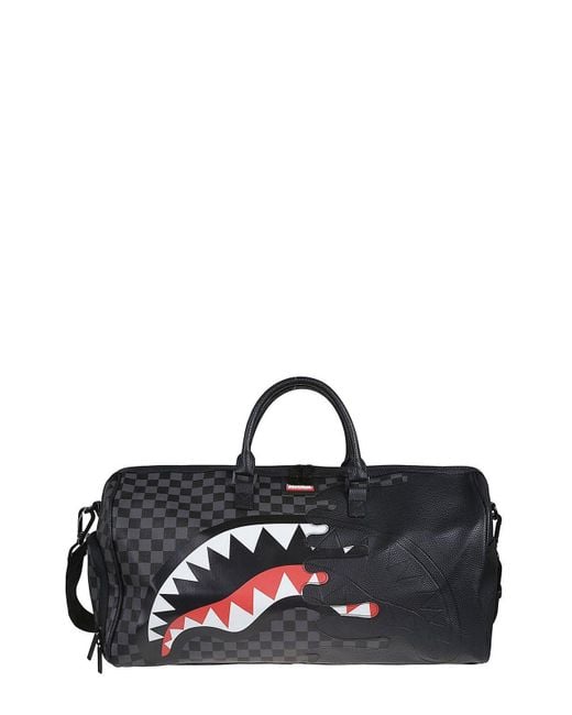 Sprayground Black Speed Shark Side Swipe Duffle