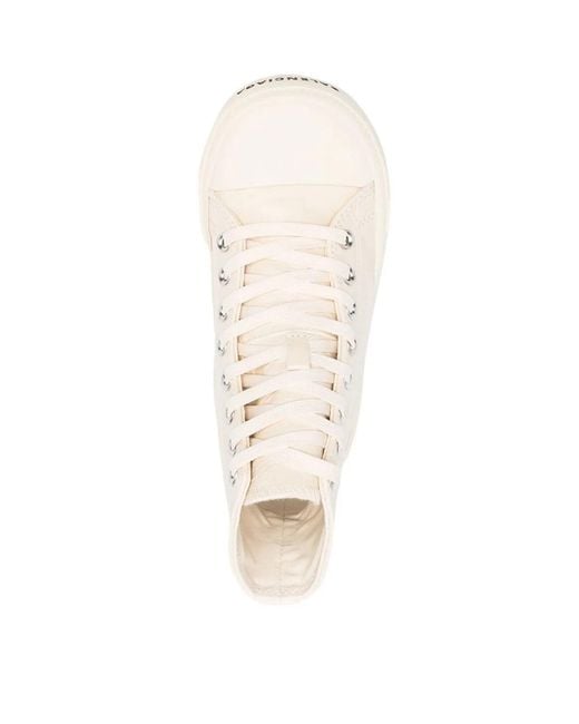 Balenciaga White Paris Logo High-Top Sneakers Shoes