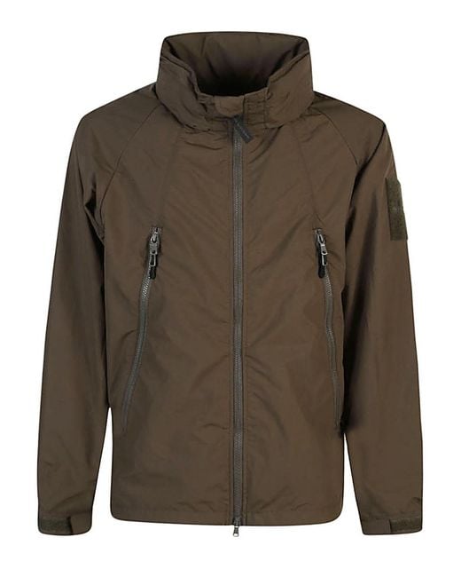 Wild Things Green Nylon Blouson Jacket for men