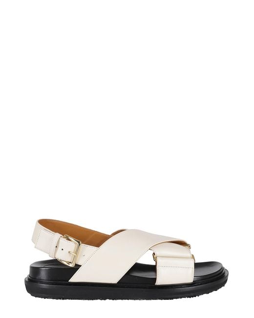 Marni Black Fussbet Sandal