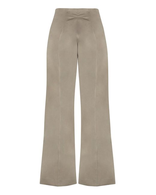 Patou Natural High-Rise Cotton Trousers