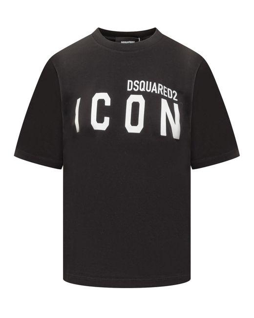 DSquared² Black Icon Collection T-Shirt Icon Forever Easy