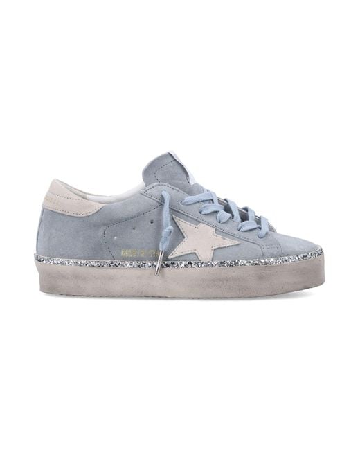 Golden Goose Deluxe Brand Blue Hi-Star Sneakers
