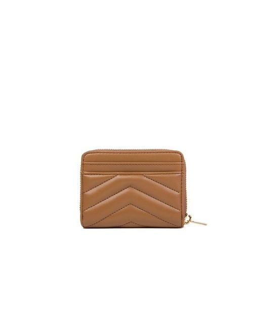 Michael Kors Brown Card Holder Polyurethane Bags Card-Holders