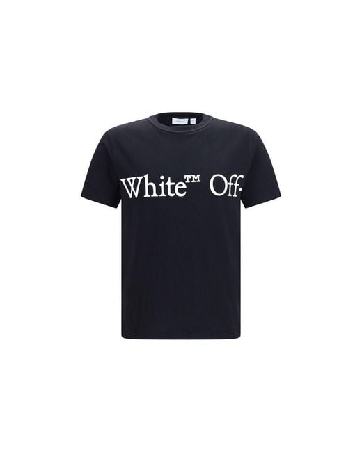 Off-White c/o Virgil Abloh Black Cotton T-Shirt for men