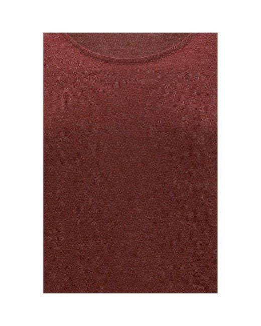 Brunello Cucinelli Red Multicolor Cashmere Tank Tops