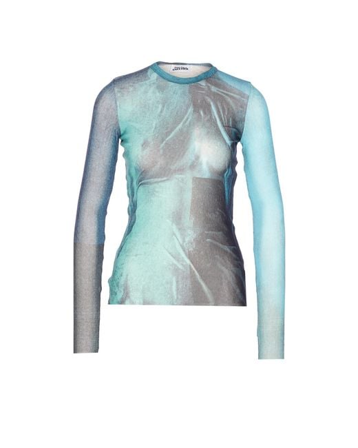 Jean Paul Gaultier Blue Sweaters Polyamide
