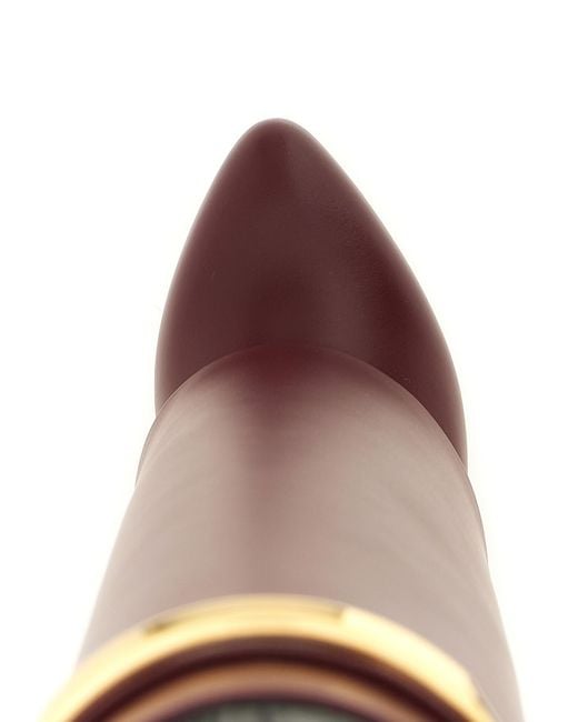 Givenchy Purple Calfskin Over The Knee Shoe