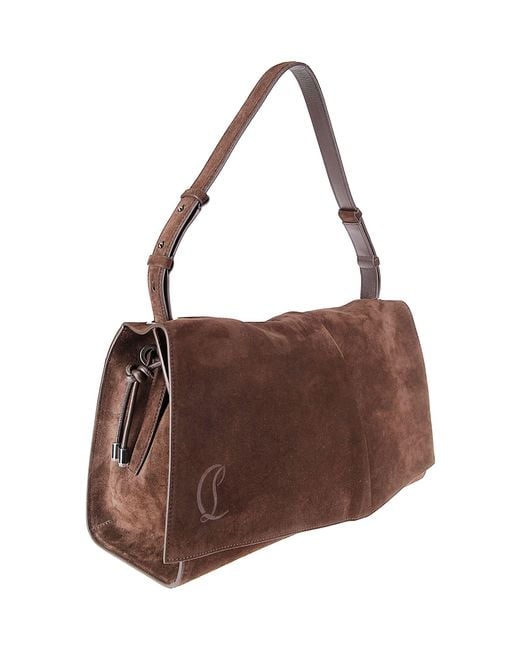 Christian Louboutin Brown Baggy Shoulder Large