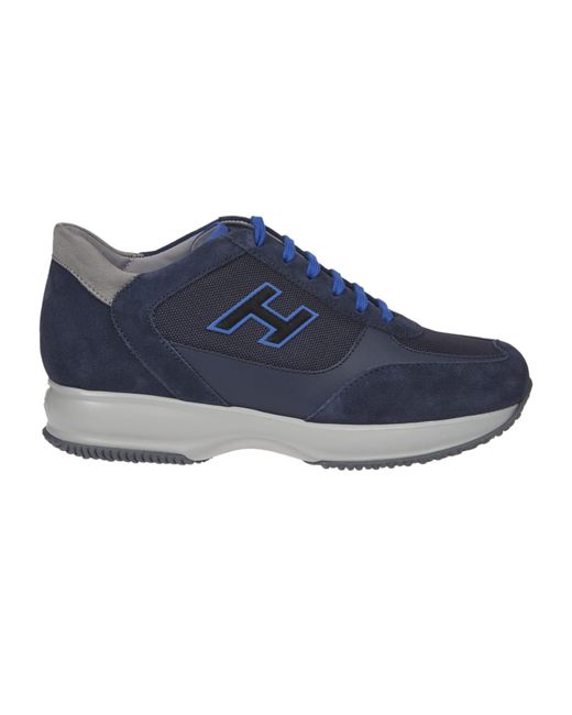 Hogan Suede Interactive Sneakers in Blue for Men - Save 7% | Lyst