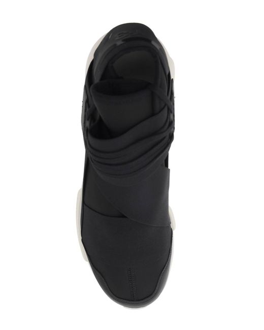 Y-3 Black Low Qasa Sneakers