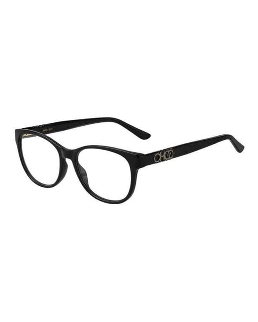 Jimmy Choo Black Frame And Lens Eyeglasses