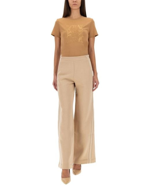 Max Mara Brown T-Shirt Bravo Cotton T-Shirts