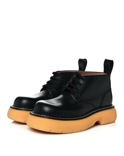 Bottega Veneta Black Bounce Combat Boots