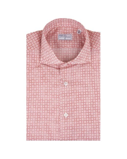 Fedeli Pink Sean Shirt for men