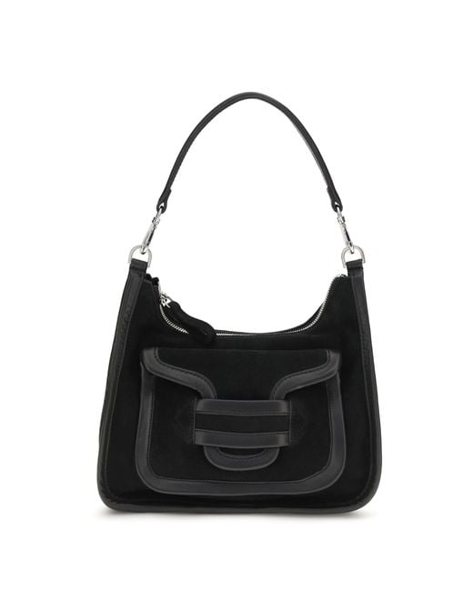 Pierre Hardy Black Alpha Day Miss Leather Shoulder Bag Bos Taurus