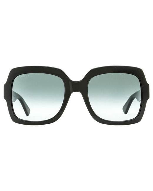 Gucci Black Square Sunglasses Gg0036Sn 001 54Mm 0036 Plastic (Acetate)