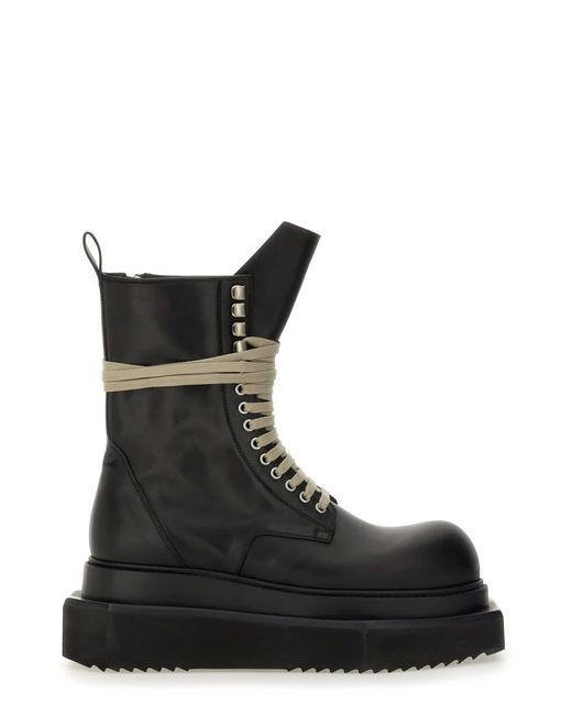 Rick Owens Black Boot "Turbo Cyclops Army for men