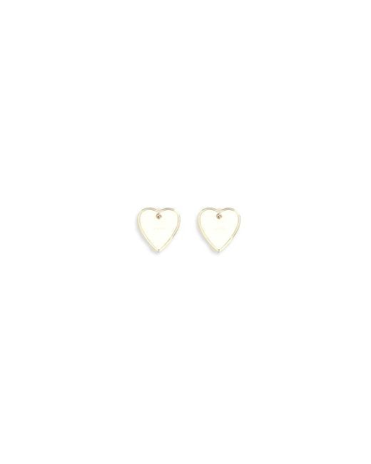 Self-Portrait Metallic Brass Earrings