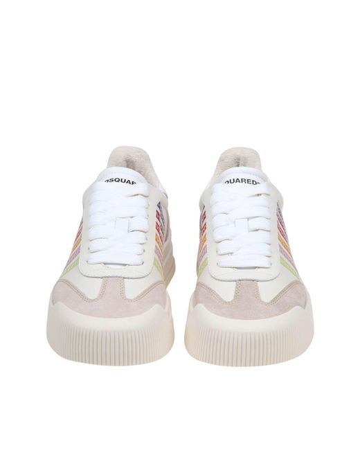 DSquared² White New Jersey Sneakers