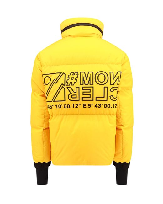 3 MONCLER GRENOBLE Yellow Verdons Down Jacket for men