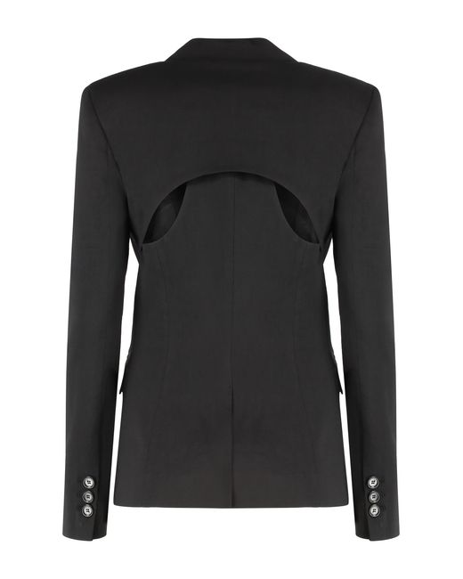 Pinko Black Linen Blazer Blazers