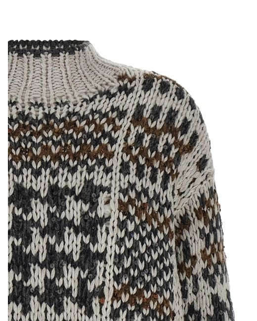 Brunello Cucinelli Black 'Opera' Sweater