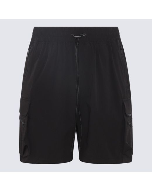 Represent Black Nylon Shorts for men