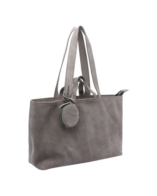 Vic Matié Gray Bags Calf Leather