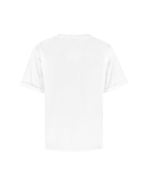 Saint Laurent Green Cotton Crew-Neck T-Shirt T-Shirts & Jerseys