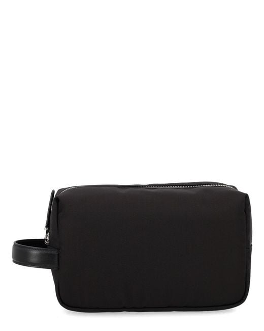 Givenchy Black Logo Clutch Bag Polyamide for men