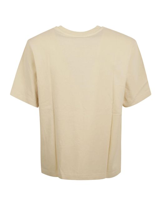 Maison Kitsuné Natural Bold Fox Head Patch Oversized T-Shirt for men