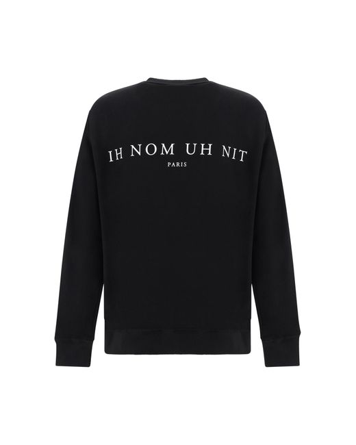 Ih Nom Uh Nit Black Sweatshirt for men