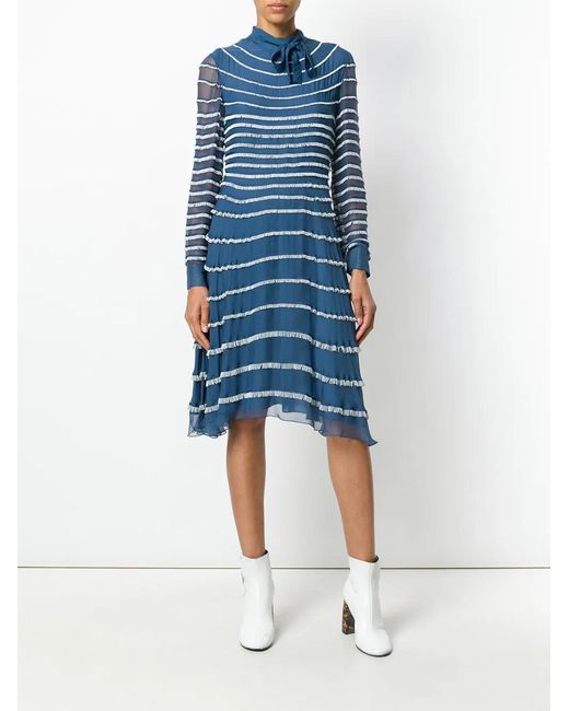 Valentino Blue Midi Dresses