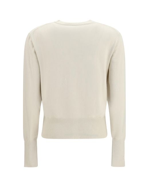 Vivienne Westwood White Bea Cardigan Cotton; Kashmir/Capra Hircus