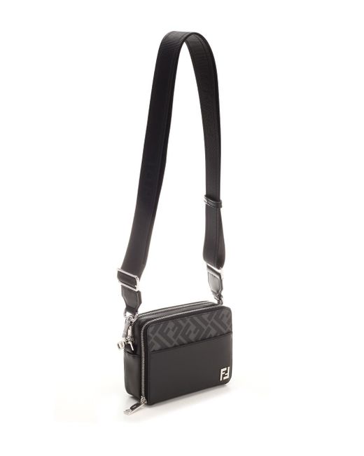 Fendi Crossbody Camera Bag in Black for Men Lyst